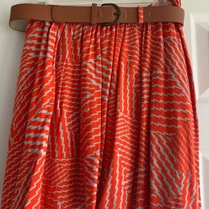 Orange skirt